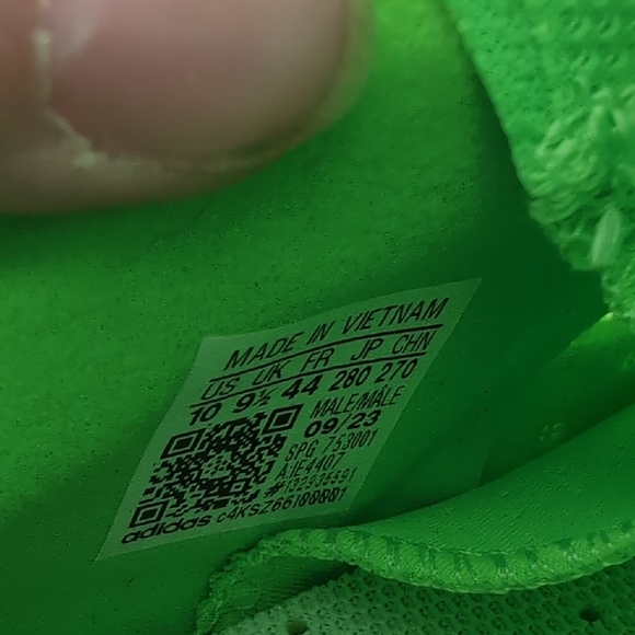 Adidas Adizero Electric Snack Attack - Lemon Lime Size 10 Football Cleats - Picture 3 of 9